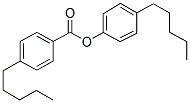 4-(N-PENTYL)BENZOIC ACID-4'-(N-PENTYL)PHENOL ESTER Struktur