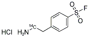 4-(2-AMINOETHYL) BENZENESULFONYLFLUORIDE, HCL 4-[2'-14C] Struktur