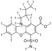 BUMETANIDE, [3H(G)] Struktur