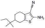 2-AMINO-6-(1,1-DIMETHYL-PROPYL)-4,5,6,7-TETRAHYDRO-BENZO[B]THIOPHENE-3-CARBONITRILE Struktur