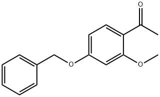 1-[4-(BENZYLOXY)-2-METHOXYPHENYL]ETHANONE Struktur