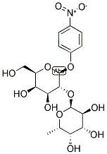 P-NITROPHENYL 2-O-(A-L-FUCOPYRANOSYL)-BETA-D-GALACTOPYRANOSIDE Struktur