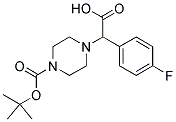 2-(4-BOC-PIPERAZINYL)-2-(4-FLUORO-PHENYL)ACETIC ACID Struktur