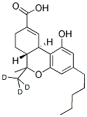 DL-11-NOR-9-CARBOXY-DELTA-9-THC (D3) Struktur