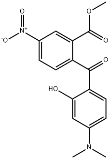 4-DIMETHYLAMINO-2-HYDROXY-2'-METHOXYCARBONYL-4'-NITROBENZOPHENONE