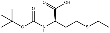 BOC-D-2-AMINO-4-(ETHYL(THIO))BUTYRIC ACID Struktur