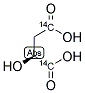 L-[1,4(2,3)-14C]MALIC ACID Struktur