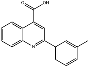 2-M-TOLYL-QUINOLINE-4-CARBOXYLIC ACID Struktur