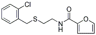 N-(2-[(2-CHLOROBENZYL)THIO]ETHYL)-2-FURAMIDE Struktur