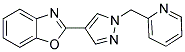 2-[1-(2-PYRIDINYLMETHYL)-(1H)-PYRAZOL-4-YL]BENZOXAZOLE Struktur
