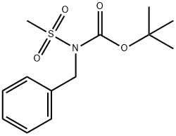 TERT-BUTYL N-BENZYL-N-(METHYLSULFONYL)CARBAMATE Struktur