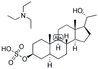 5-ALPHA-PREGNAN-3-BETA, 20-BETA-DIOL-3-SULPHATE, TRIETHYL AMMONIUM SALT Struktur