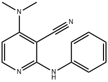 2-ANILINO-4-(DIMETHYLAMINO)NICOTINONITRILE Struktur