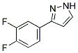 3-(3,4-DIFLUOROPHENYL)PYRAZOLE Struktur