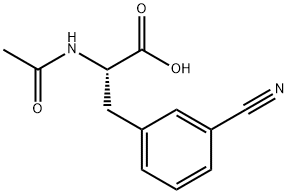 AC-DL-PHE(3-CN)-OH Struktur