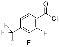 2,3-DIFLUORO-4-(TRIFLUOROMETHYL)BENZOYL CHLORIDE Struktur