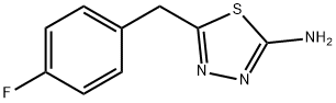 2-AMINO-5-(4-FLUOROBENZYL)-1,3,4-THIADIAZOLE Struktur