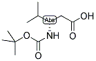 (S)-3-TERT-BUTOXYCARBONYLAMINO-4-METHYL-PENTANOIC ACID Struktur