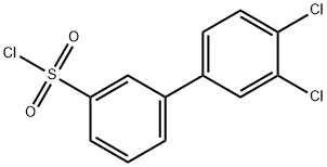 [3-(3,4-DICHLOROPHENYL)PHENYL]SULFONYL CHLORIDE Struktur