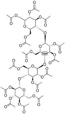 D-(+)-CELLOTETRAOSE TETRADECAACETATE Struktur