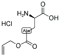 D-GLUTAMIC ACID GAMMA-ALLYL ESTER HYDROCHLORIDE Struktur