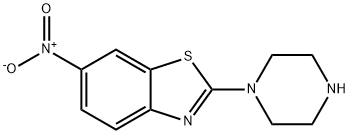 6-NITRO-2-PIPERAZIN-1-YL-BENZOTHIAZOLE Struktur