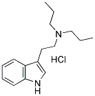 3-(2-DIPROPYLAMINOETHYL)INDOLE HYDROCHLORIDE Struktur