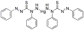 BIS(DIPHENYLTHIOCARBAZONO)MERCURY Struktur