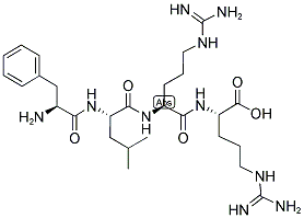 PHE-LEU-ARG-ARG Struktur