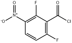 2,6-DIFLUORO-3-NITROBENZOYL CHLORIDE Struktur