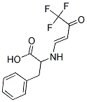 3-PHENYL-2-(4,4,4-TRIFLUORO-3-OXO-BUT-1-ENYLAMINO)-PROPIONIC ACID Struktur