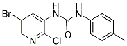 N-(5-BROMO-2-CHLORO-3-PYRIDYL)-N'-(4-METHYLPHENYL)UREA Struktur