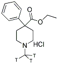 MEPERIDINE HYDROCHLORIDE, [N-METHYL-3H] Struktur