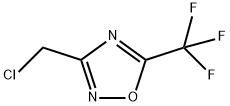 3-(CHLOROMETHYL)-5-(TRIFLUOROMETHYL)-1,2,4-OXADIAZOLE Struktur