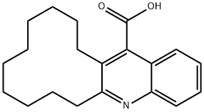 6,7,8,9,10,11,12,13,14,15-DECAHYDRO-5-AZA-CYCLO-DODECA[B]NAPHTHALENE-16-CARBOXYLIC ACID Struktur