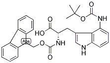 FMOC-5-(NH-BOC)-L-TRYPTOPHAN Struktur