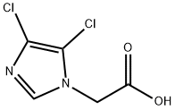 2-(4,5-DICHLORO-1H-IMIDAZOL-1-YL)ACETIC ACID Struktur