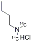 N,N-DIMETHYLBUTYLAMINE HYDROCHLORIDE, [METHYL-14C] Struktur