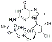 [8-3H]GUANOSINE 5'-DIPHOSPHATE, AMMONIUM SALT Struktur