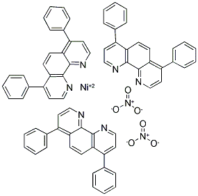 TRIS(BATHOPHENANTHROLINE)NICKEL-(II) NITRATE Struktur