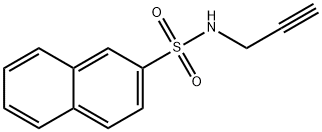 (2-NAPHTHYLSULFONYL)PROP-2-YNYLAMINE Struktur