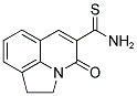 1,2-DIHYDRO-4-OXO-PYRROLO[3,2,1-IJ]QUINOLINE-5-CARBOTHIOAMIDE Struktur