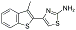 4-(3-METHYL-1-BENZOTHIEN-2-YL)-1,3-THIAZOL-2-AMINE Struktur