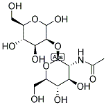 2-O-(2-ACETAMIDO-2-DEOXY-B-D-GLUCOPYRANOSYL)-D-MANNOSE Struktur