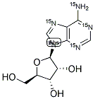 ADENOSINE (U-15N5) Struktur