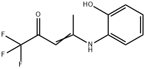 1,1,1-TRIFLUORO-4-(2-HYDROXY-PHENYLAMINO)-PENT-3-EN-2-ONE Struktur