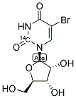 5-BROMOURIDINE, [2-14C]- Struktur