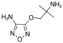 4-(2-AMINO-2-METHYL-PROPOXY)-FURAZAN-3-YLAMINE Struktur