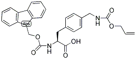 FMOC-L-PHE(4-CH2NH-ALLOC) Struktur