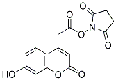 7-HYDROXY-4-COUMARINYLACETIC ACID N-SUCCINIMIDYL ESTER Struktur